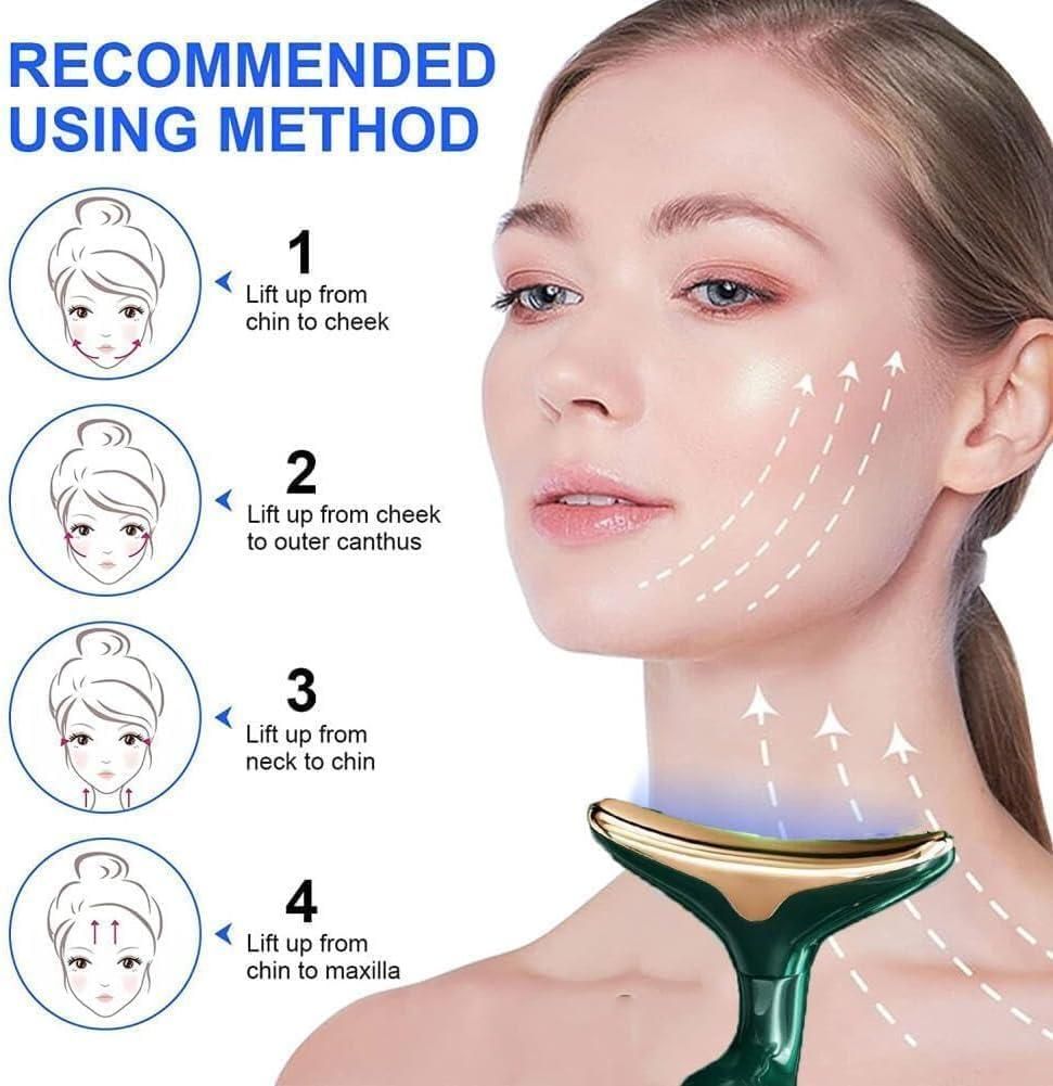 2 In 1 Anti Wrinkles Facial Massager For Skin Care