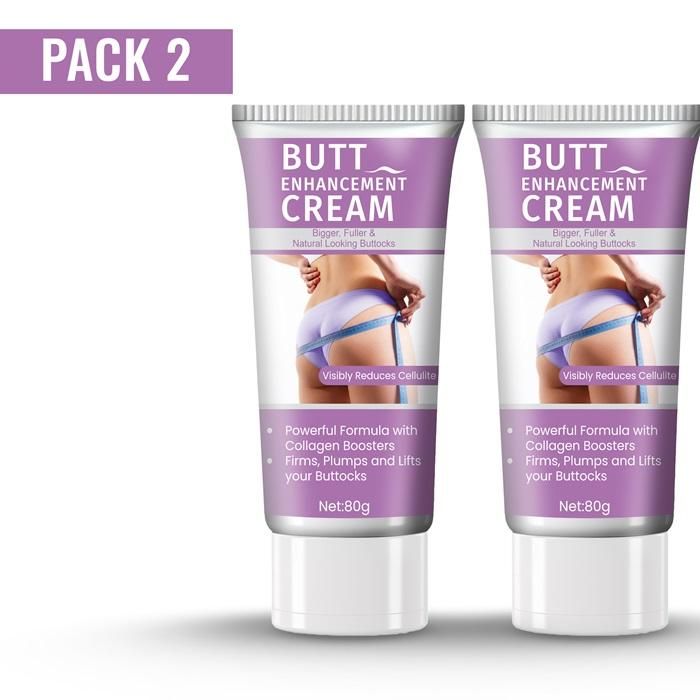 Butt Enhancement Cream,Bigger,Fuller & Natural Looking Buttocks,80gm (Pack of 2)